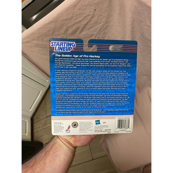 1999 STARTING LINEUP NHL WAYNE GRETZKY NEW YORK RANGERS - Picture 2 of 3